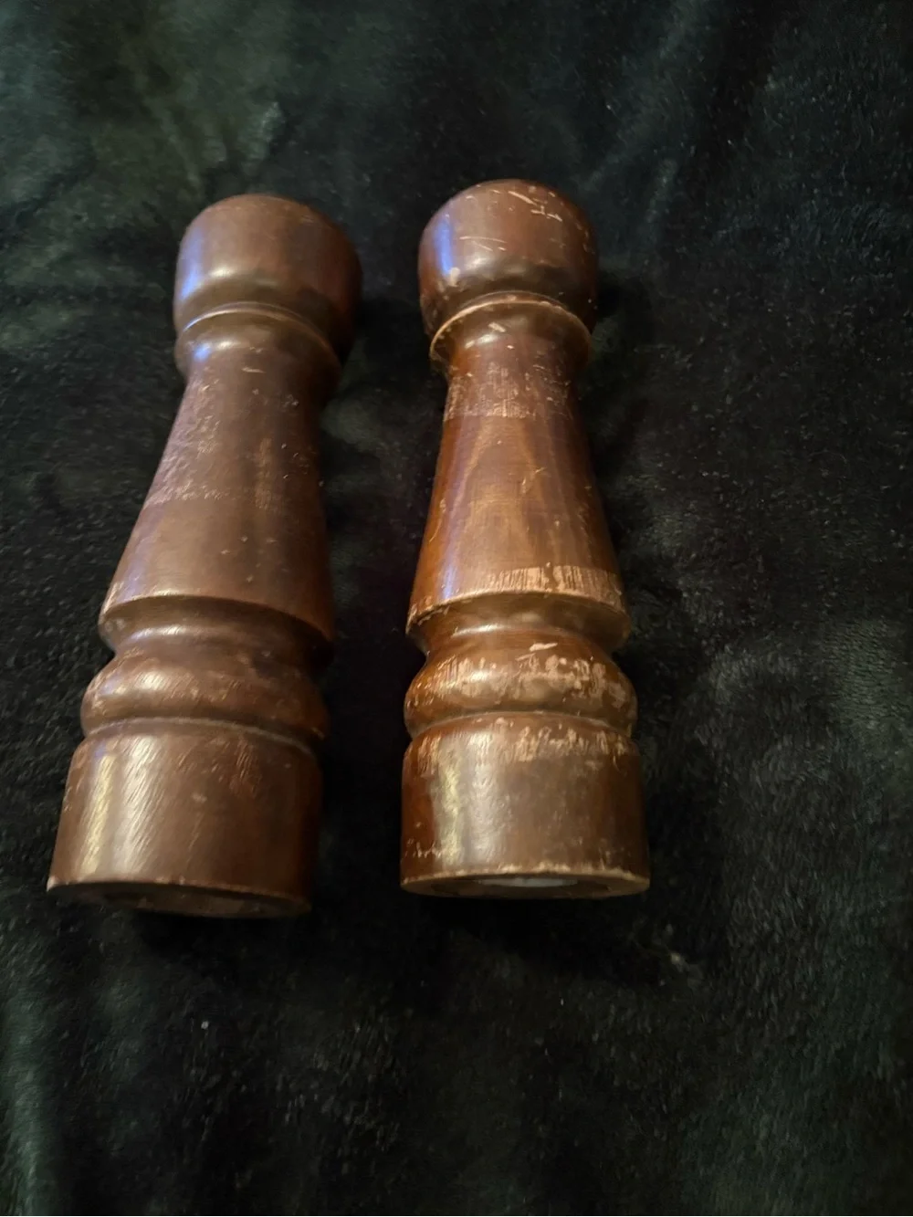 Wooden Salt and Pepper Shaker Mill Set- Brown